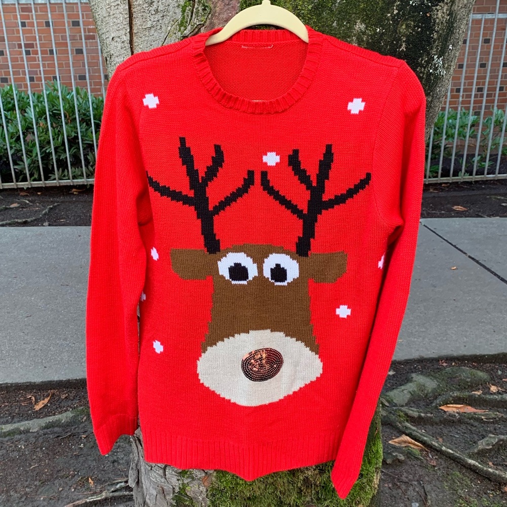 Women’s Rudolph the Reindeer Christmas Sweater